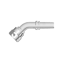 Alfagomma Slangpilaar JIC Inw. / Wartel - 45° DN06 - 1/2-20