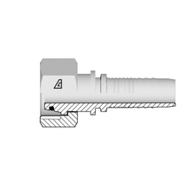 Alfagomma Slangpilaar Metr. Inw. 24° + O-Ring DN08 - 12L