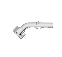 Alfagomma Slangpilaar BSPP Wartel + O-Ring - 45° DN06 - 1/4