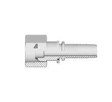 Alfagomma Slangpilaar BSPP Wartel + O-Ring DN05 - 1/8