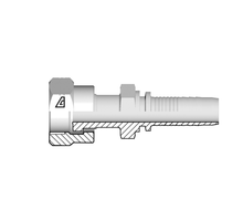 Alfagomma Slangpilaar ORFS Inw. / Wartel DN38 - 1.7/8