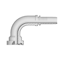Alfagomma Slangpilaar SAE-Flens 6000Psi - 90° DN51 - 2