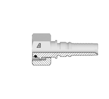 Alfagomma Slangpilaar Interlock G2 Metr. Inw. 24° + O-Ring DN38 - 38S