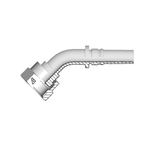Alfagomma Slangpilaar Interlock G2 ORFS Wartel - 45° DN25 - 1.11/16