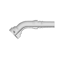Alfagomma Slangpilaar Interlock G2 SAE-FLENS 9000Psi - 45°  DN32 - 1.1/4