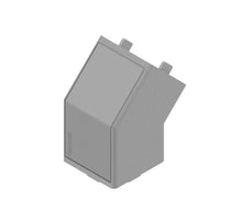 CONNECTOR          45° 40X40 GREY