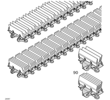 WEDGE CHAIN        90+ 3L L2898