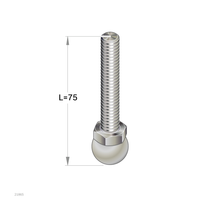 SPINDLE            M8 L75 STAINLESS