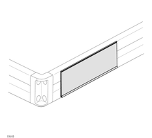 CLIP-ON LABEL HOLD 8/10 H=22 L=102