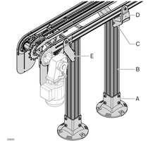 SUPPORT            240+ AL LEG, SET