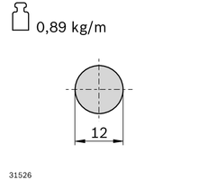 GUIDE ROD          LF12 VA L=2900