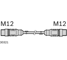 CONNECTING CABLE   ID15 AS-I M12G/M12G
