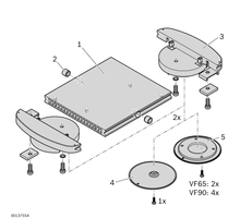SLIDING PLATE      VF65 PE
