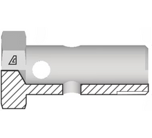 Alfagomma Banjobout - Holbout Enkel Inch. 1